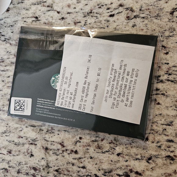 New Limited Edition Starbucks WICKED Gold Metal Gift Card Keychain Loaded W/$50 - Picture 5 of 9